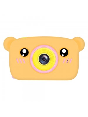 Детский фотоаппарат в форме медведя orange