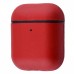 Чохол Leather Case (Leather) for AirPods 1/2 red