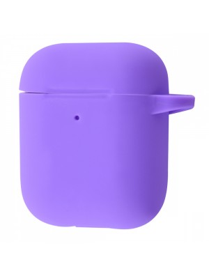 Чехол Silicone Case New for AirPods 1/2 light purple