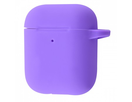 Чехол Silicone Case New for AirPods 1/2 light purple