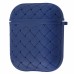 Чехол Weaving Case (TPU) for AirPods 1/2 blue