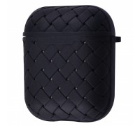 Чохол Weaving Case (TPU) for AirPods 1/2 black