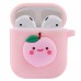 Чехол Fruits Silicone Case for AirPods 1/2 strawberry