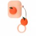 Чехол Fruits Silicone Case for AirPods 1/2 orange