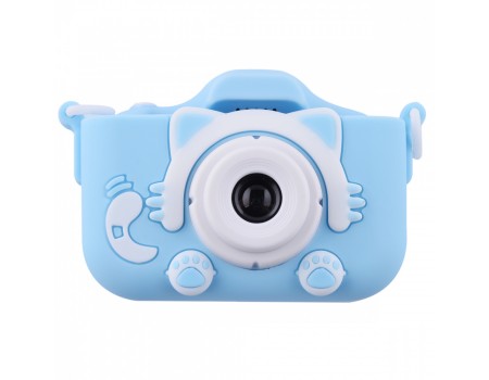 Детский фотоаппарат Cartoon Cat blue