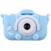 Детский фотоаппарат Cartoon Cat blue
