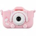 Детский фотоаппарат Cartoon Cat pink