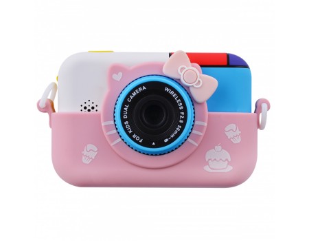 Детский фотоаппарат Hello Kitty pink