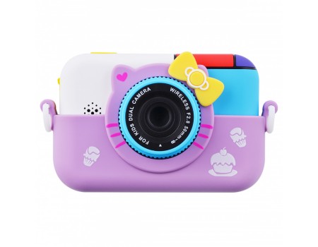 Детский фотоаппарат Hello Kitty purple