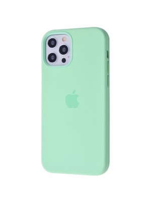 Чехол Silicone Case with MagSafe iPhone 12/12 Pro pistachio