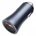 АЗП Baseus Golden Contactor Pro Dual Quick Charger Car Charger U + U 40W with Type - C 5A Dark Gray