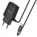 Зарядний пристрій Hoco C82A Real Power + Cable (Type-C) 2.4A 2USB black