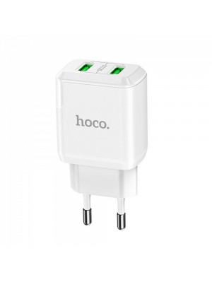 Сетевое зарядное устройство Hoco N6 Charmer QC3.0 2USB white