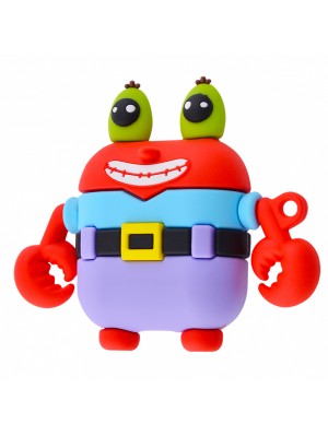 Чехол Mr. Krabs Case for AirPods 1/2 red