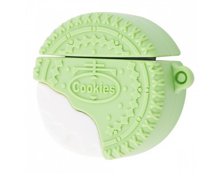 Чехол Cookies Case for AirPods 1/2 green