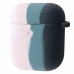 Чехол Rainbow Silicone Case for AirPods 1/2 green