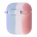 Чехол Rainbow Silicone Case for AirPods 1/2 red