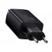 Мережевий зарядний пристрій Baseus Compact Quick Charger 30W QC+ PD (1Type-C + 2USB) black