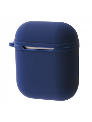 Чохол Silicone Shock-proof case for Airpods 1/2 dark blue