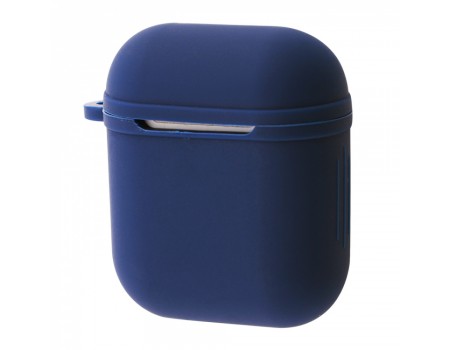 Чохол Silicone Shock-proof case for Airpods 1/2 dark blue