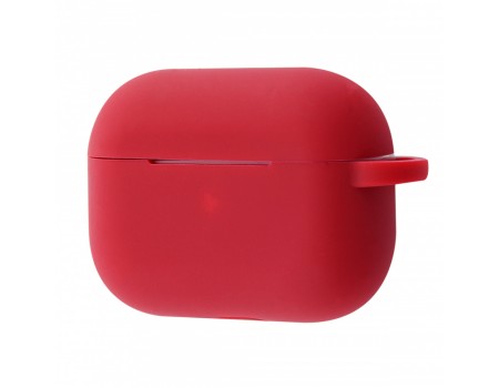 Чохол Silicone Shock-proof case for Airpods Pro bordo