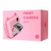 Детская фотокамера моментальной печати Animals pink