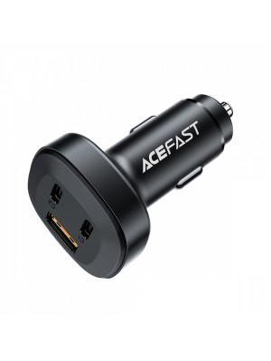 Автомобільний зарядний пристрій Acefast B3 66W (2 Type-C + USB) black