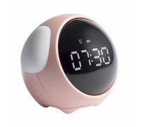 Цифровой будильник Emoji pink