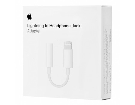 Перехідник Lightning to 3.5mm Headphone Jack Adapter ORIGINAL