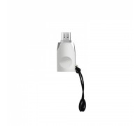 Переходник Hoco UA10 USB to Micro USB pearl nickel