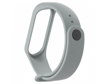 Ремешок Silicone Xiaomi Mi Band 3/4 gray