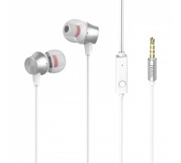 Навушники Hoco M51 Proper sound universal earphones with mic White