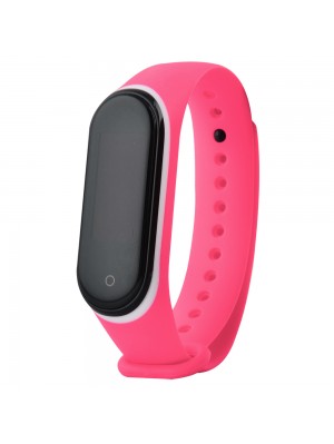 Ремешок Silicone Line Xiaomi Mi Band 3/4 pink/white