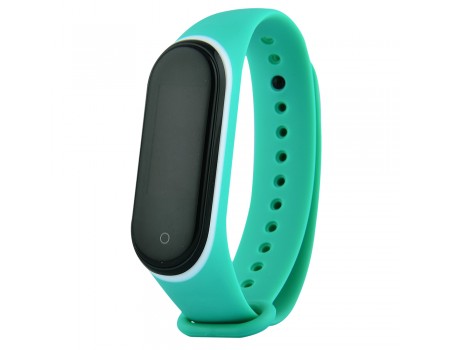 Ремешок Silicone Line Xiaomi Mi Band 3/4 mint/white