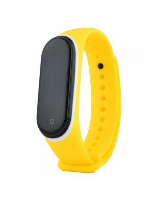 Ремешок Silicone Line Xiaomi Mi Band 3/4 yellow/white