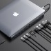 USB-хаб Baseus Enjoyment Series Type-C Notebook (PD/HDMI*2/VGA/RJ45/SD/TF/USB*3/Adapter) Dark Gray