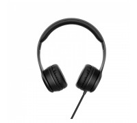 Навушники Hoco W21 Graceful charm wire control headphones Black
