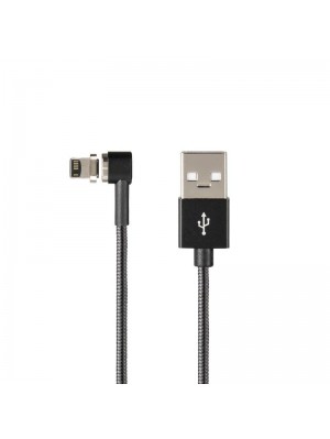 Кабель USB для зарядки Hoco U20 Magnetic Absorption iPhone 6 (L Shape) Black 1m