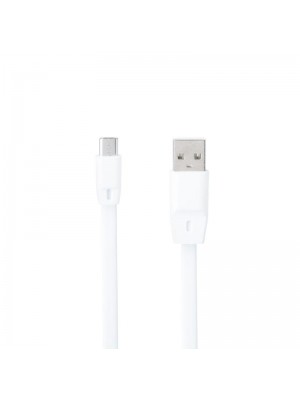 Кабель USB для зарядки Optima Flat Speed MicroUSB (C-014) White