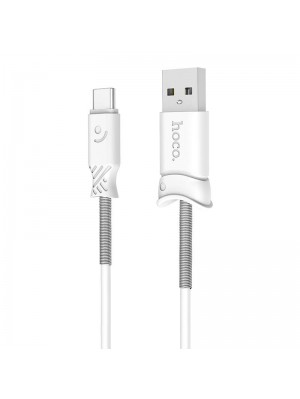 Кабель USB для зарядки Hoco X24 Pisces Type-C White 1m