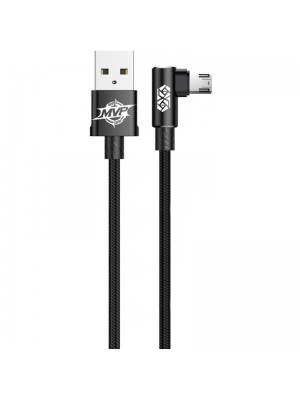 Кабель USB для зарядки Baseus MVP Elbow MicroUSB (L Shape) (CAMMVP-A01) Black 1m