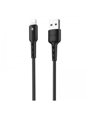 Кабель USB для зарядки Hoco X30 Star Lightning Black 1.2m