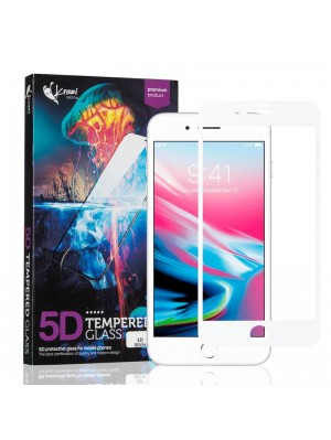 Захисна скло Krazi 5D для iPhone 7 Plus/8 Plus White