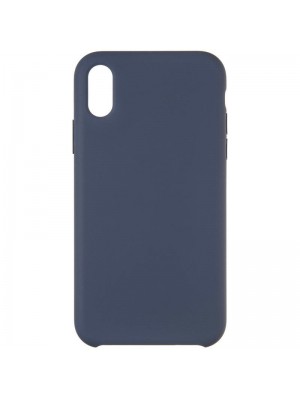 Чехол накладка Original 99% Soft Matte Case для iPhone XS Max Midnight Blue