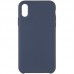 Чехол накладка Original 99% Soft Matte Case для iPhone XS Max Midnight Blue