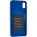 Чехол Remax Glossy Shine Case для iPhone XS Max Blue