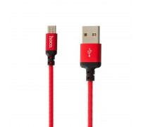 Кабель USB для заряджання Hoco X14 Times Speed MicroUSB Red/Black 2m