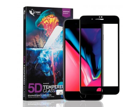 Захисна скло Krazi 5D для iPhone 7 Plus/8 Plus Black