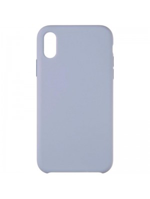 Чехол накладка Original 99% Soft Matte Case для iPhone XS Max Lavender Grey