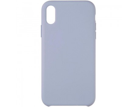 Чехол накладка Original 99% Soft Matte Case для iPhone XS Max Lavender Grey